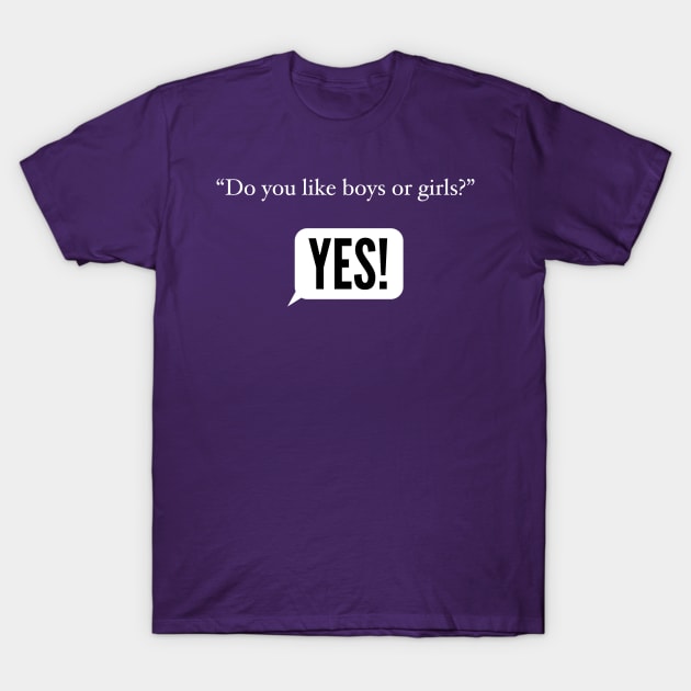 Yes T-Shirt by JasonLloyd